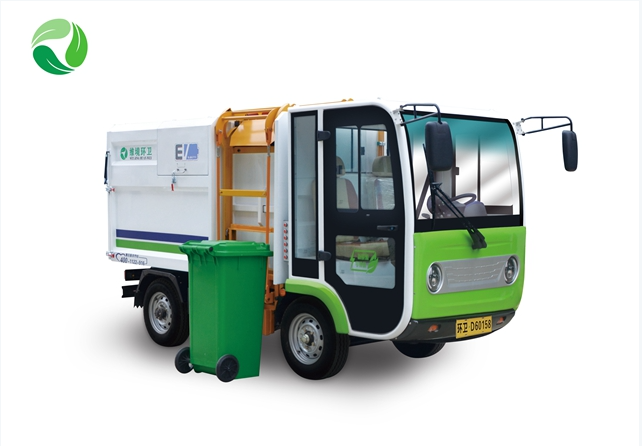四輪側掛桶環衛車境途Q50四輪電動垃圾車-邢臺格